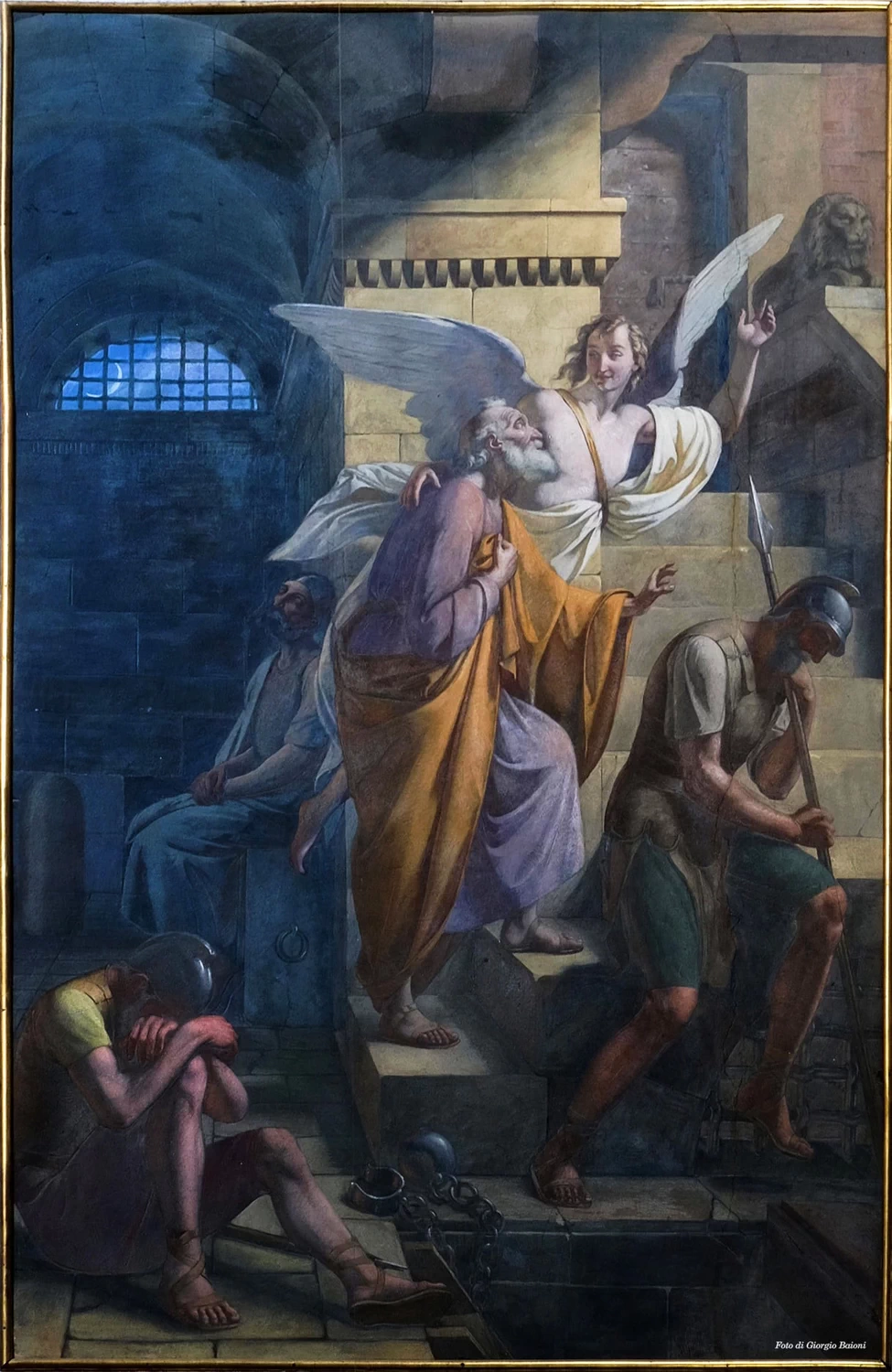 La liberazione di San Pietro - 1854, Chiesa prepositurale di Santa Maria Assunta, Rovato (BS)